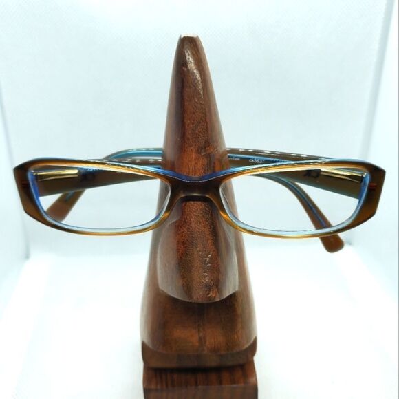 Calvin Klein Brown & Blue Prescription Glasses Frames - Picture 1 of 9